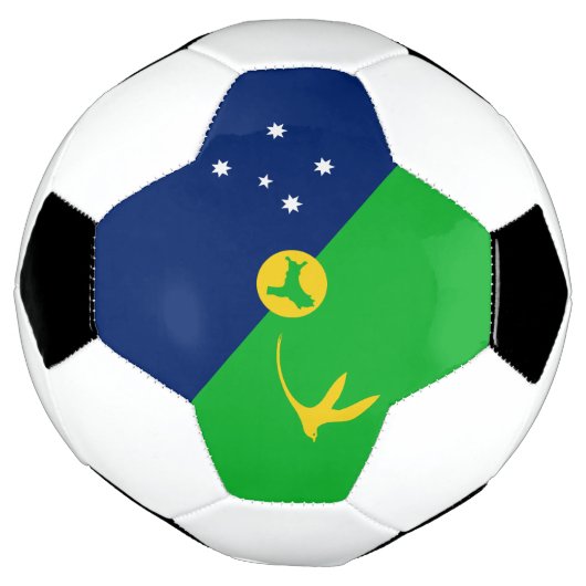 Weihnachtsinselflagge Fußball (Gedreht)