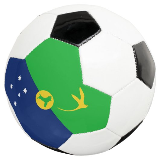 Weihnachtsinselflagge Fußball (Dreiviertel)