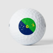 Weihnachtsinselflagge Golfball (Vorderseite)