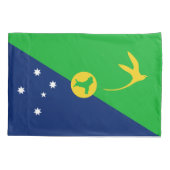 Weihnachtsinselflagge Kissenbezug (Rückseite)