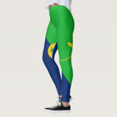 Weihnachtsinselflagge Leggings (Links)