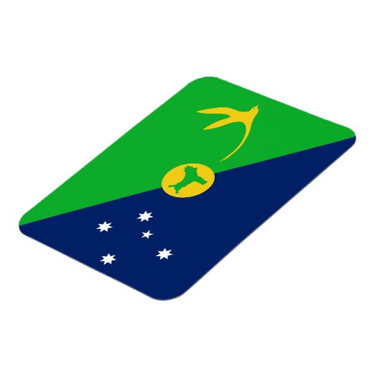 Weihnachtsinselflagge Magnet (Linke Seite)