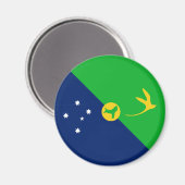 Weihnachtsinselflagge Magnet (Vorderseite/Rückseite)