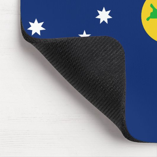 Weihnachtsinselflagge Mousepad (Ecke)