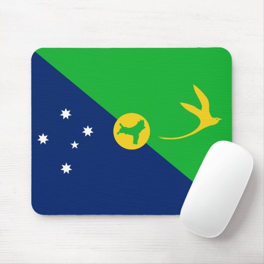 Weihnachtsinselflagge Mousepad (Mit Mouse)