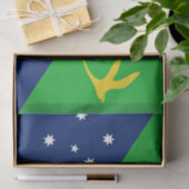 Weihnachtsinselflagge Seidenpapier (Geschenk)