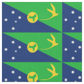 Weihnachtsinselflagge Stoff (Nahaufnahme)