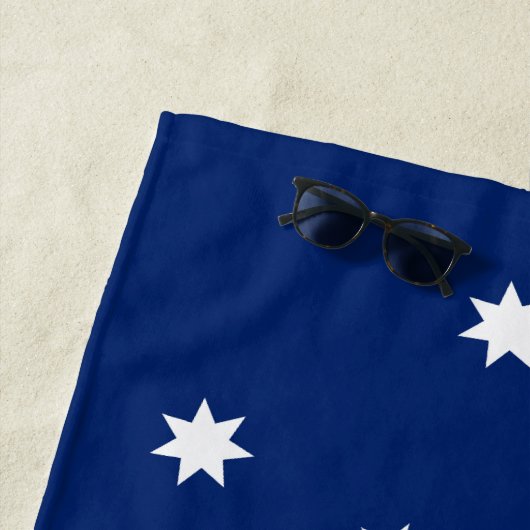 Weihnachtsinselflagge Strandtuch (Beispiel)