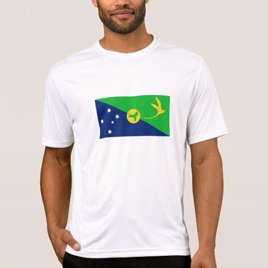 Weihnachtsinselflagge T-Shirt (Vorderseite)