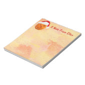 WeihnachtsJack-O-Lantern Notizblock (Rotiert)