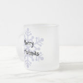 WeihnachtsJack-Russell-Terrier Mattglastasse (Vorderseite Links)