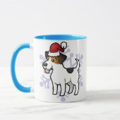 WeihnachtsJack-Russell-Terrier Tasse (Links)