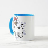 WeihnachtsJack-Russell-Terrier Tasse (Vorderseite Links)