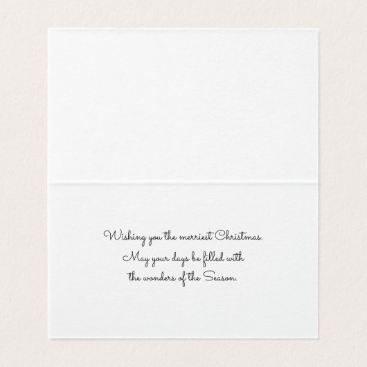 Weihnachtsjagd - Blau (Innenseite Aufgefaltet)