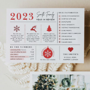 Weihnachtsjahr im Überblick Infografik Weihnachtsk Mitteilungskarte