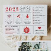 Weihnachtsjahr im Überblick Infografik Weihnachtsk Mitteilungskarte