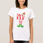 Weihnachtsjahreszeit T - Shirt Frau-ELF (Vorderseite)