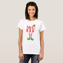 Weihnachtsjahreszeit T - Shirt Frau-ELF