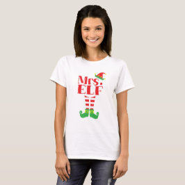 Weihnachtsjahreszeit T - Shirt Frau-ELF