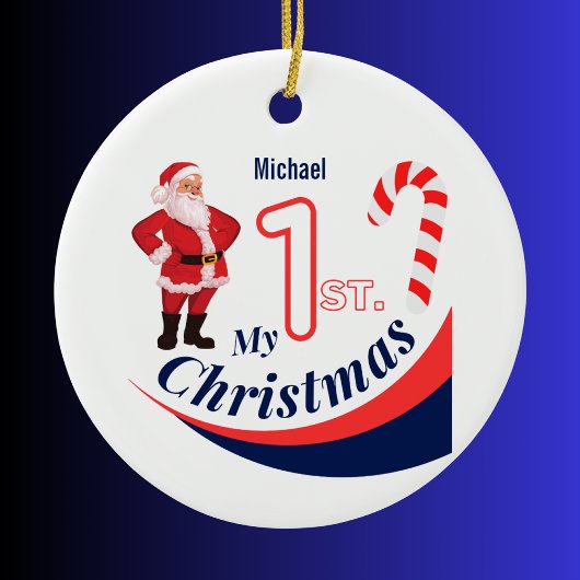 Weihnachtsjause "Mein 1. Weihnachten" Keramik Ornament