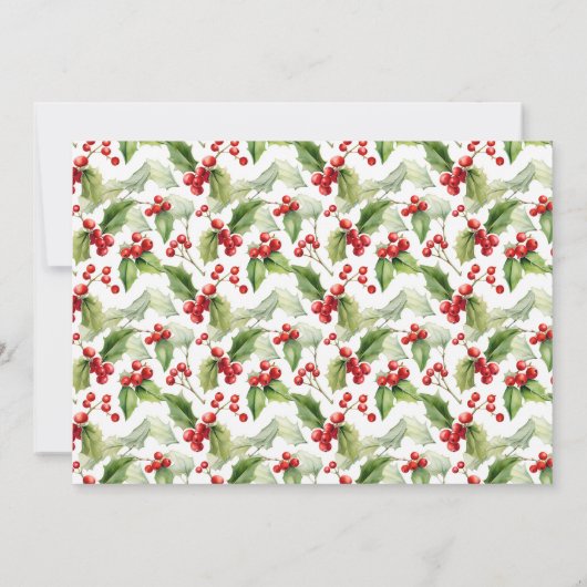 Weihnachtsjause Tee Party Einladung (Rückseite)