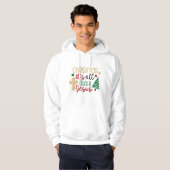Weihnachtsjesus Zitat Hoodie (Vorne ganz)