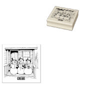 Weihnachtsjubeln Gummistempel (Stempel)