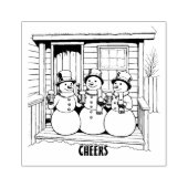 Weihnachtsjubeln Gummistempel (Prägung)