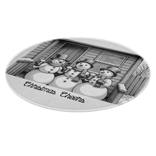 Weihnachtsjubeln Schneidebrett (Ecke)