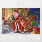 Weihnachtsjubiläum Alkoholflaschenetikett (Einzelnes Label)