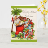 Weihnachtsjubiläum aus Florida Karte (Gelbe Blume)