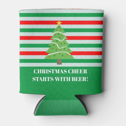 Weihnachtsjubiläum beginnt mit Bierfreude Dosenkühler (Vorderseite)