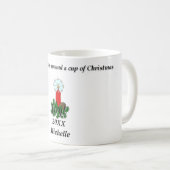 Weihnachtsjubiläum individualisierbares Geschenk Kaffeetasse (VorderseiteRechts)