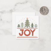 Weihnachtsjubiläum Mitteilungskarte (Vorderseite/Rückseite Beispiel)