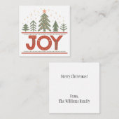 Weihnachtsjubiläum Mitteilungskarte (Vorne/Hinten)