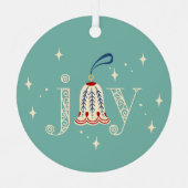 Weihnachtsjubiläum Ornament Aus Metall (Vorderseite)