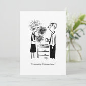 Weihnachtsjubiläum und Jubiläumsveranstaltung Einladung (Stehend Vorderseite)