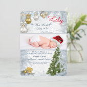 Weihnachtsjugend des Monats Einladung (Stehend Vorderseite)