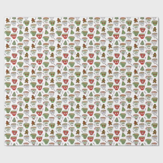 Weihnachtsjugendliche Geschenkpapier (Flach)