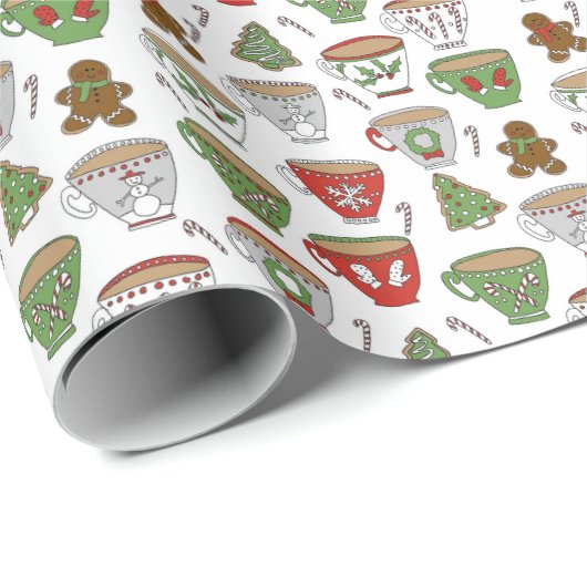 Weihnachtsjugendliche Geschenkpapier (Rolleneckpunkt)