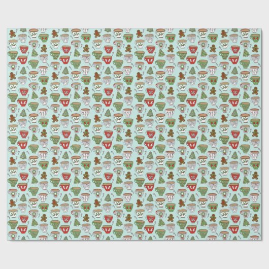 Weihnachtsjugendliche Geschenkpapier (Flach)