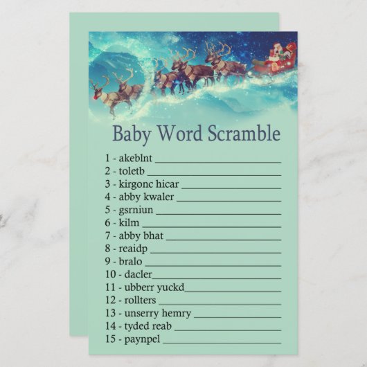 Weihnachtsjugendspiel (Vorne/Hinten)