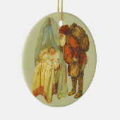 Weihnachtsjugendtag Vintag Keramikornament (Rechts)
