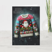 Weihnachtsjumper Karte (Vorderseite)