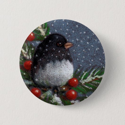 WEIHNACHTSJUNCO BUTTON (Vorderseite)