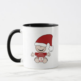 Weihnachtsjung im Strumpf Tshirts und Geschenke Tasse