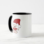 Weihnachtsjung im Strumpf Tshirts und Geschenke Tasse (Vorderseite Links)