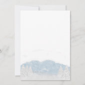 Weihnachtsjunge Babydusche Einladung (Rückseite)