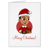 Weihnachtsjunge Cartoon (Vorne)