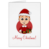 Weihnachtsjunge Cartoon (Vorne)